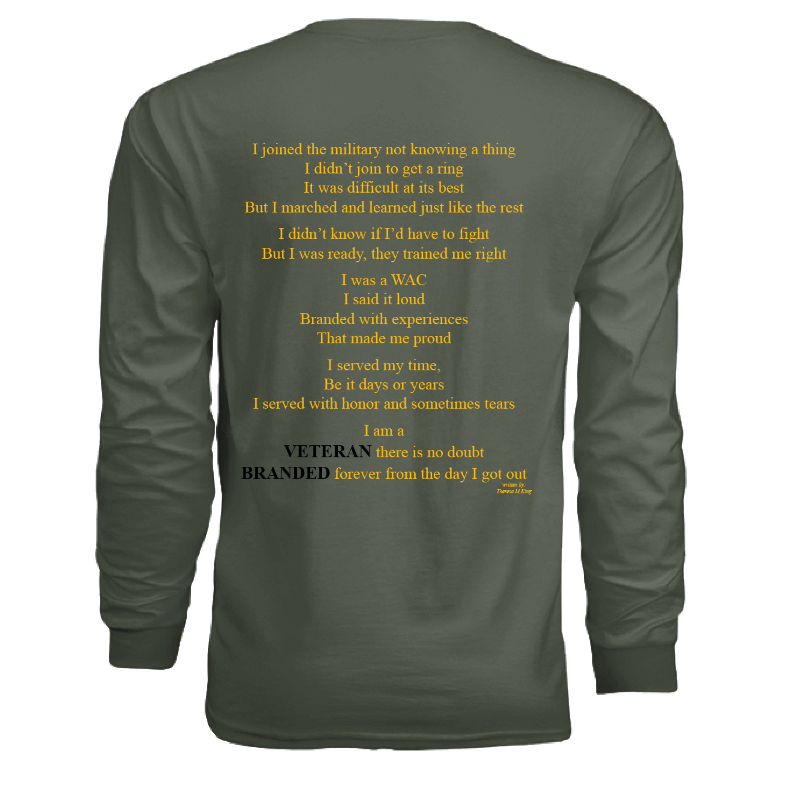 MILITARY GREEN - BACK