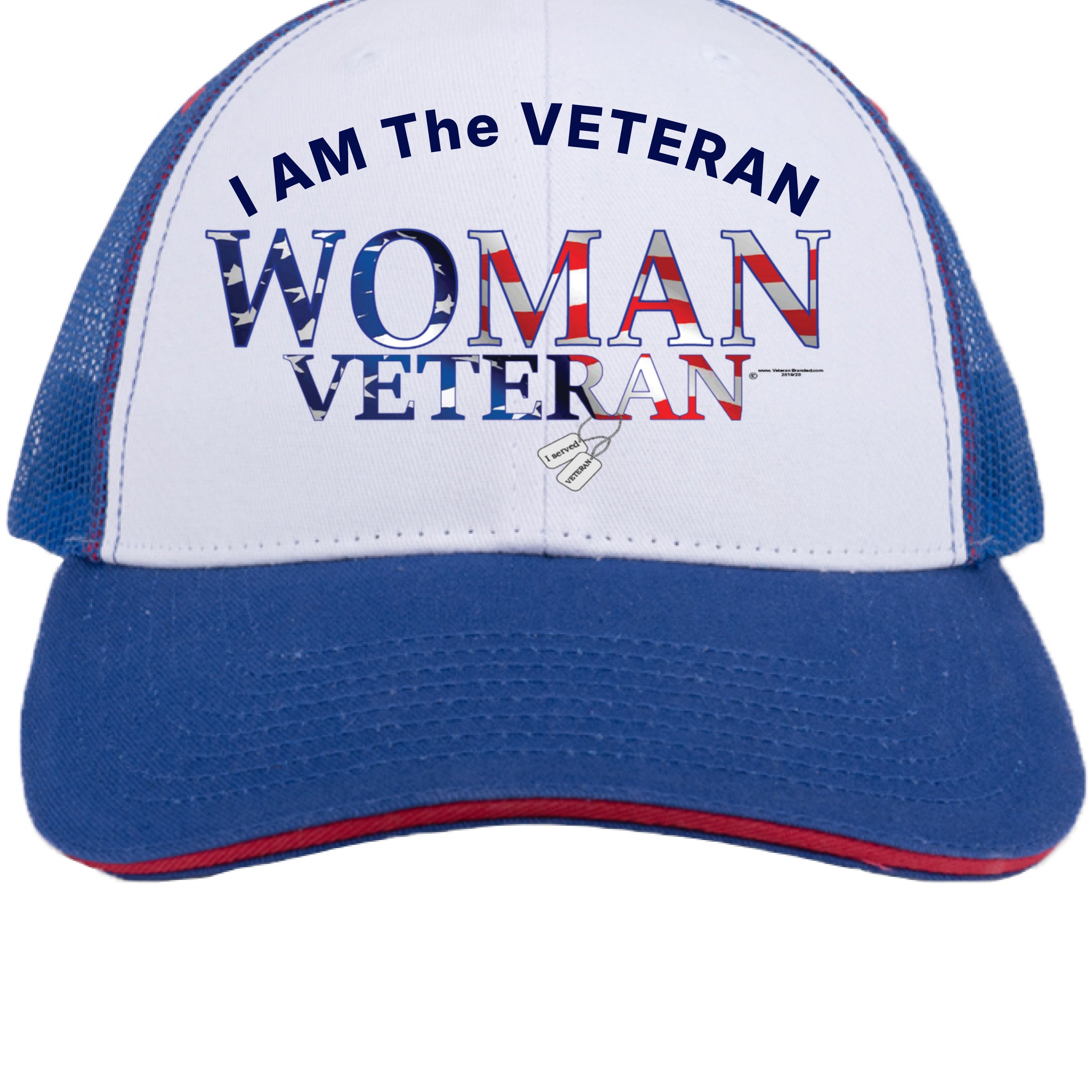 White/ Royal/ Red - FRONT